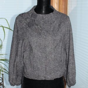 Elle lined Jacket - grey Size Small